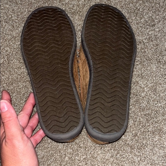 Georgia Bulldogs Brown Moccasins with Embroidered Logo New Condition! 9-10 Men’s - Picture 6 of 6